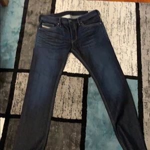 Men’s Dark Wash Skinny Diesel Jeans